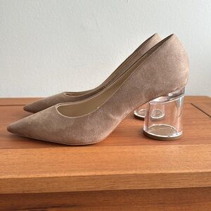 Zara faux suede heels / EU 38